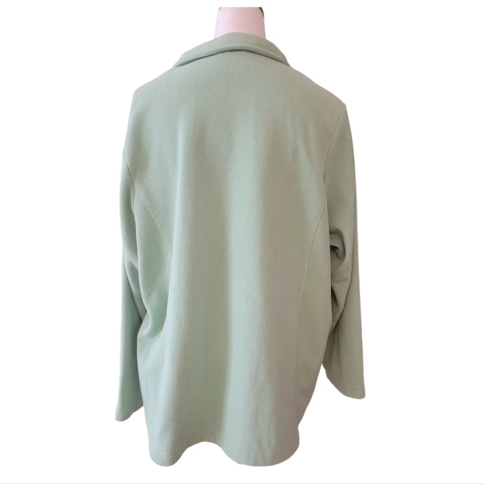 Lands End 3/4 Zip Fleece Jacket‎ Size 1X